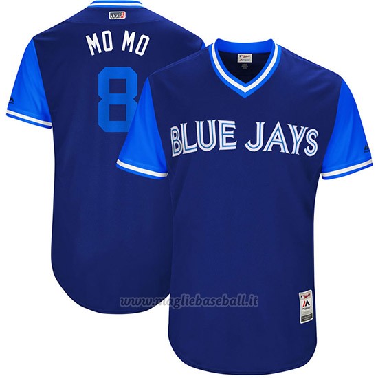 Maglia Baseball Uomo Toronto Blue Jays 2017 Little League World Series Kendrys Morales Royal